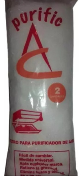 Filtro Para Purificador De Aire Tipo Spar. Ferresur 0