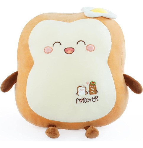 ~? Dentrun Smile Tostada De Huevo Escalfado Almohada De Pan 0