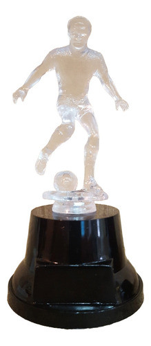 Trofeo Plástico Fútbol Pequeño Transparente Alta Souvenir 0