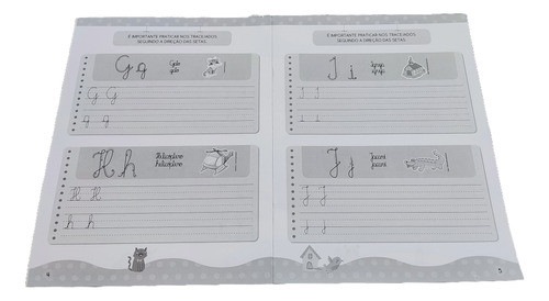 Livro De Alfabetização Caligrafia Divertida Letra Cursiva 1