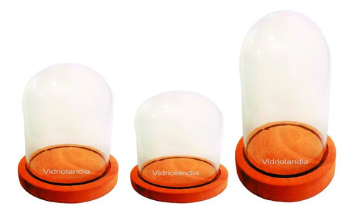Campana Cupula De Vidrio, Candy Bar Domos 12x25 + Base 1