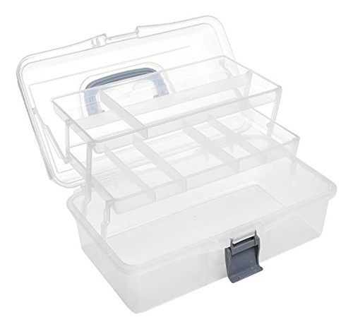 Mygift® Plástico De 2 Pisos Bandejas Fuente De Artesanía Caj 1