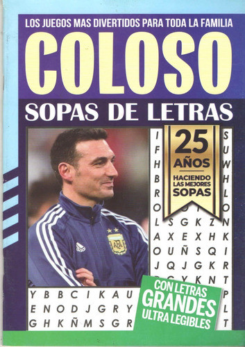 Lote 20 Revistas Sopas De Letras 96 Páginas 20x28 1