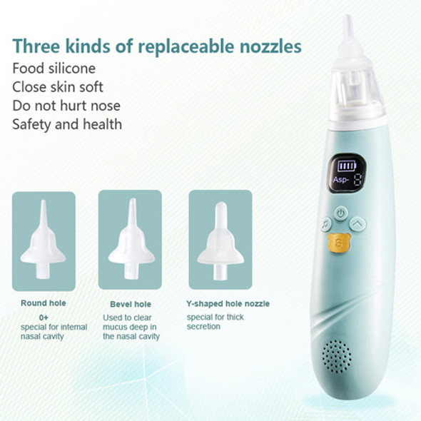 Aspirador Nasal Elétrico Portátil Para Bebês, Limpeza Nasal, 1