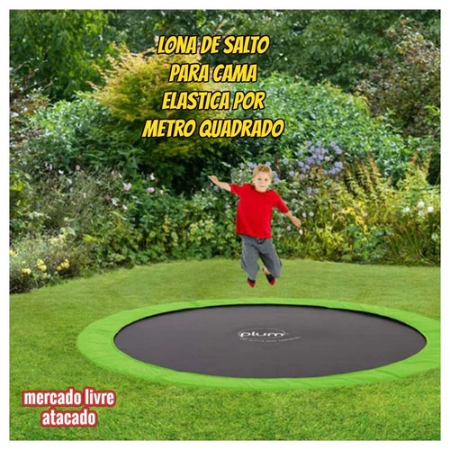 Lona De Salto 1.30x1.30+24 Molas+24 Triang.c/fita+6ms De Fit 0