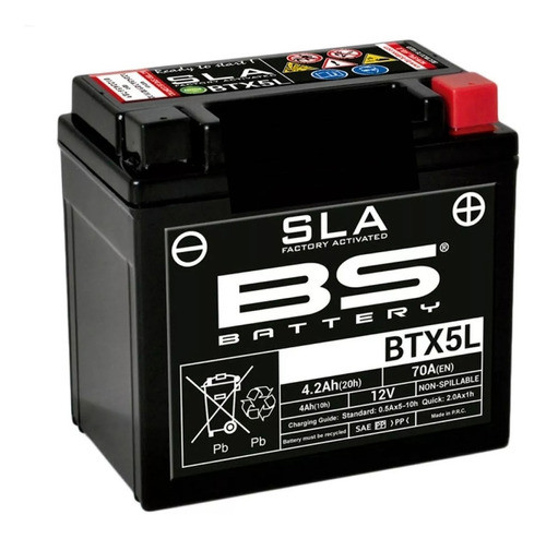 Bateria Moto Honda Cg150 Titan New Bs Btx5l  Avant Motos 0