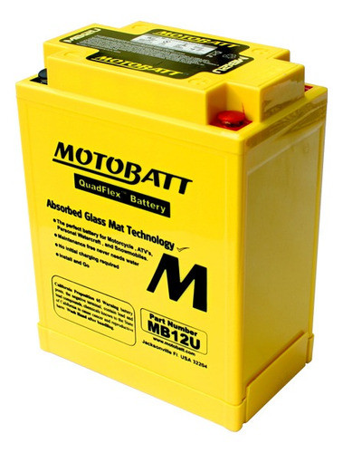 Bateria Motobatt Quadflex Yamaha Xv Virago 500 Cc 535 Cc 0
