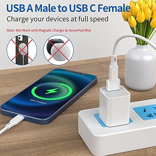 Adaptador Usb C Hembra A Usb Macho (paquete De 4) 1
