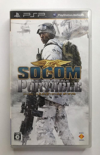 Jogo Psp Socom U.s.navy Seals Portable (em Japonês) 1