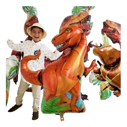 Globo De Dinosaurio 97 Cm Americano ! Reclama Obsequio 0