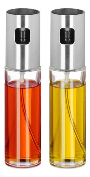 X2 Rociador  Aceite  Spray Condimentero Pulverizador Vidrio 0