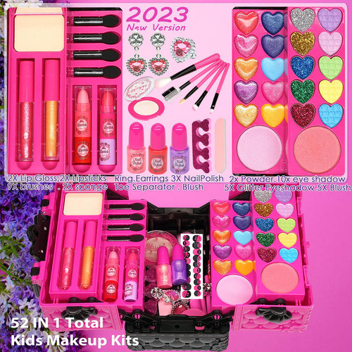Kit De Maquiagem Amerrly Girl 52 Unidades Para Crianças 1