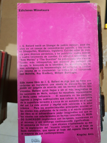 Libro:minotauro-el Mundo Sumergido-j.g.ballard 1