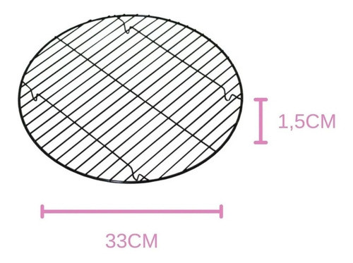 Rejilla Para Enfriar Galletitas Doña Clara Redonda Titanweb 1