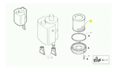 Filtro De Ar Daily Antiga Nexpro Original Iveco 500058821 1