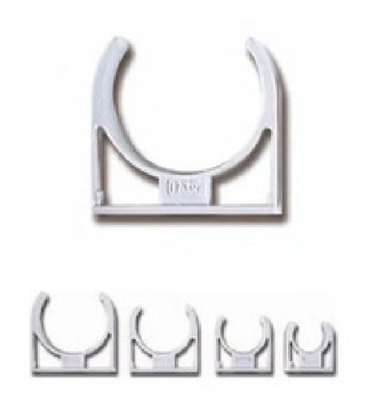 Pack X 10 Grampa Fija Para Caño D20 Sica 0