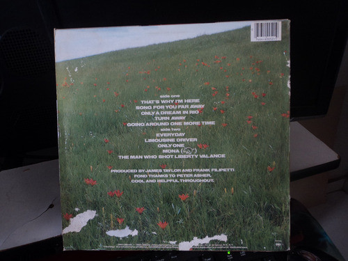 Lp James Taylor-thats Why Im Here-only Dream In Rio-made Usa 1
