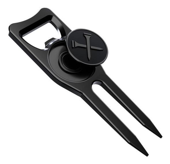 Herramienta Divot 6 En 1 Premium Blue Tees Golf Negro 0 Herramienta Divot 6 En 1 Premium Blue Tees Golf Negro 0