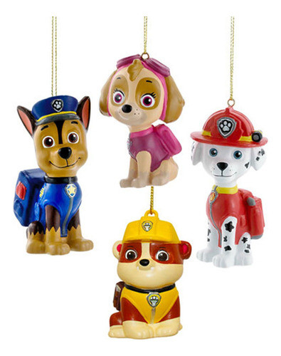 Kurt Adler Paw Patrol - Molde De Navidad (4 Unidades) 0