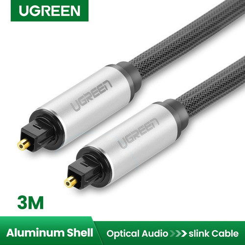 Cable Audio Fibra Optica Digital Toslink Premium 3m Ugreen 1