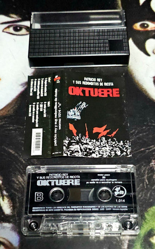 Patricio Rey Redondos Oktubre  Cassette Raro De Época Exc 1