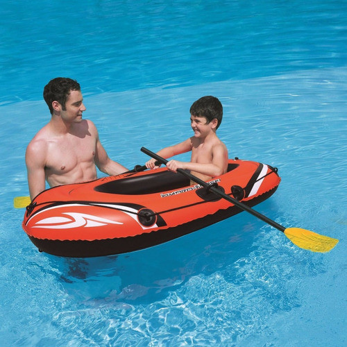 Bote Inflable Bestway 155cm X 97cm - Con Remos Pileta Oferta 1