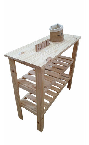 Mesa Quesera, De Arrime En Pino 100 Cm 1