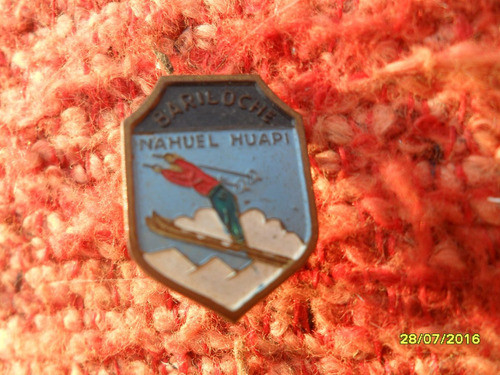 Antiguo Pin Bariloche Nahul Huapi 1