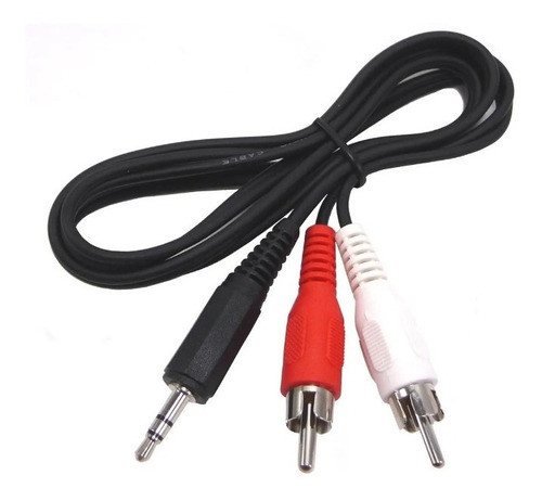Cable De Audio 2 Rca Macho - Mini Plug Stereo 3,5 Mm De 1.50 1