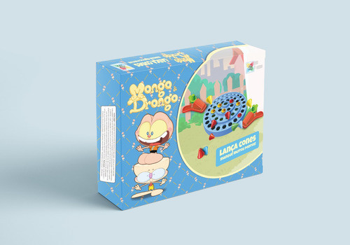 Brinquedo Infantil Catapulta Lança Cones Mongo & Drongo 1
