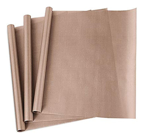 Paquete De 3 Hojas De Teflón De Ptfe Para Plancha De Transfe 0