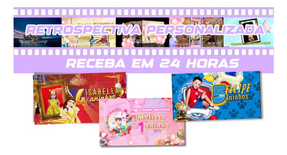 15 Anos Retrospectiva Animada Personalizada Video Festa Teão 0