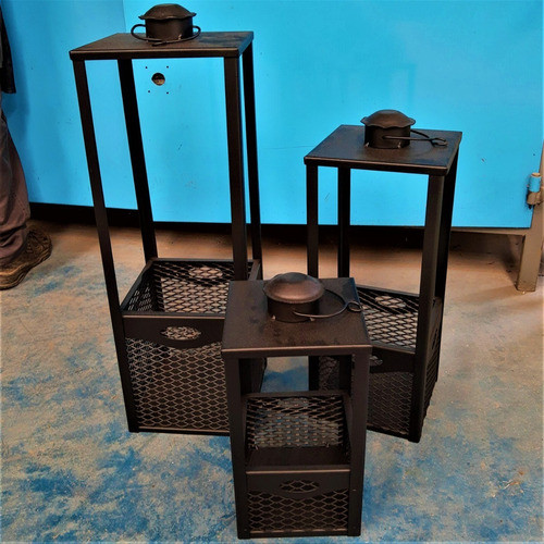 Combo De Fanales De Hierro Pintados A Epoxi 1