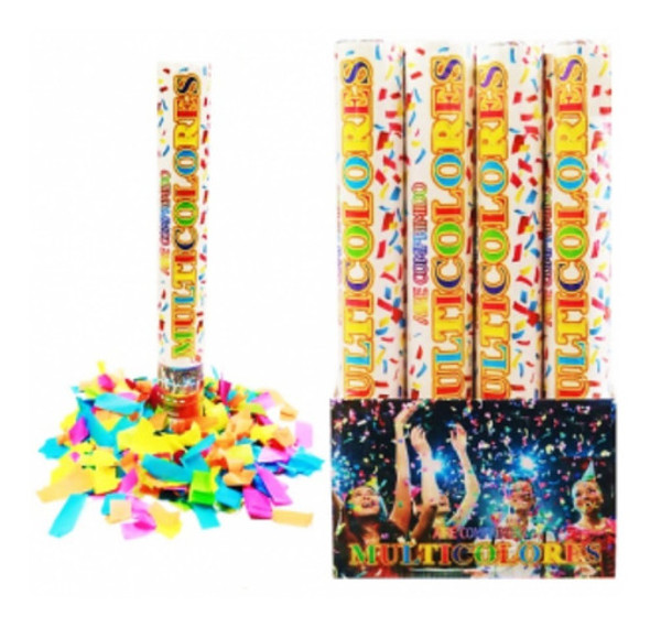 Cañon Lanza Papel  Multicolor X 6 - Casamiento Papelitos 1