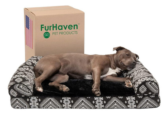 Cama Ortopédica Para Perros Furhaven Para Perros Grandes/med 0