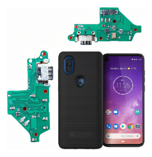 Placa De Carga Pin Para Motorola One Vision Carga Rápida 0
