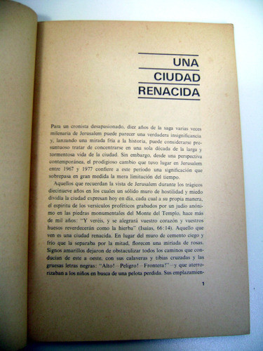 Jerusalem Una Ciudad Renacida 1967 1977 Yael Guiladi Boedo 1