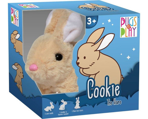 Peluche Mascotas Pugs At Play - Camina Con Sonido - Cookie 0