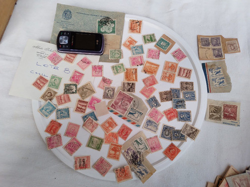 Antiguas Estampillas Chile Variadas Y Otras Ver Leer L 8 0