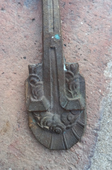 Antiguo Aplique De Bronce - Usos Varios 21cm Largo 1