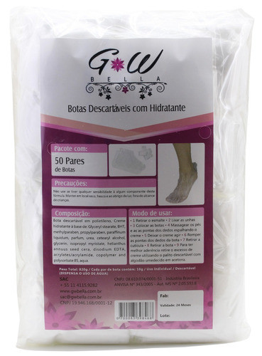 150 Kit Pedicure Descartável Sachês 0