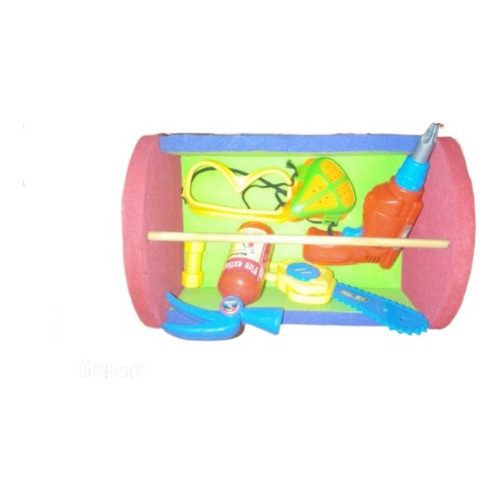 Set Herramientas 7 Pzs Con Caja Y Taladro Para Niños 1