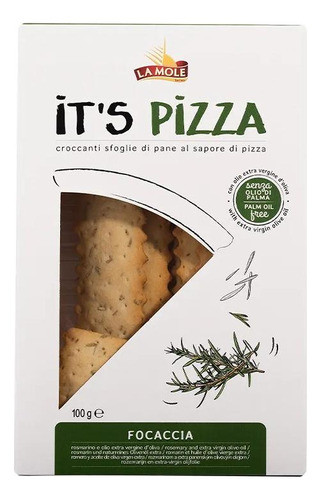 Kit C/ 2 Crostini La Mole Crostini Pizza De Foccacia 100 G 0
