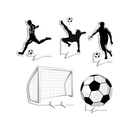 Enfeite De Mesa Especial - Lances De Uma Partida De Futebol 0