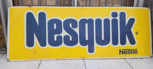 Cartel De Chapa Nestle 85 X 30 Cns 1