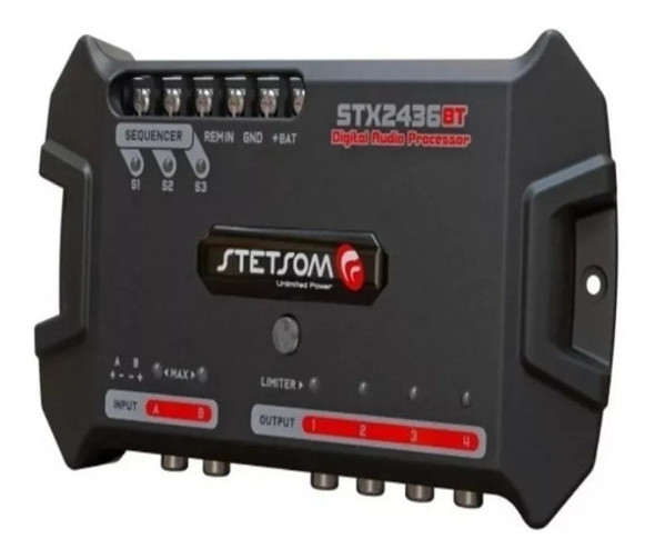 Processador Crossover De Áudio Stetsom Stx2436 Bluetooth 1