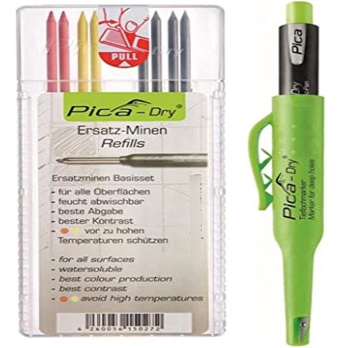 Lápiz Automático Pica-dry Longlife Con Recambio 8 Paquetes 0