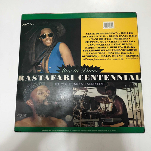 Lp- Steel Pulse ( Rastafari Centennial Live In Paris ) 1