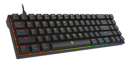 2018 Mecánica Usb Gaming Teclado 81 Teclas Rgb Led Azul Camb 0