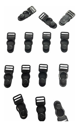12 Unidades Portaligas Plástico 10 Mm 1